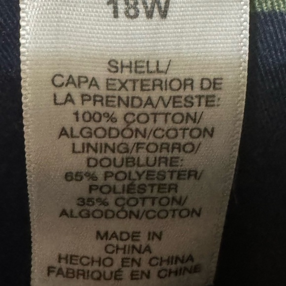 Alfred Dunner Floral 100% Cotton Jacket Size 18W - Picture 3 of 5